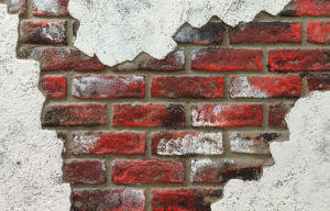 Brick with Stucco Overlay