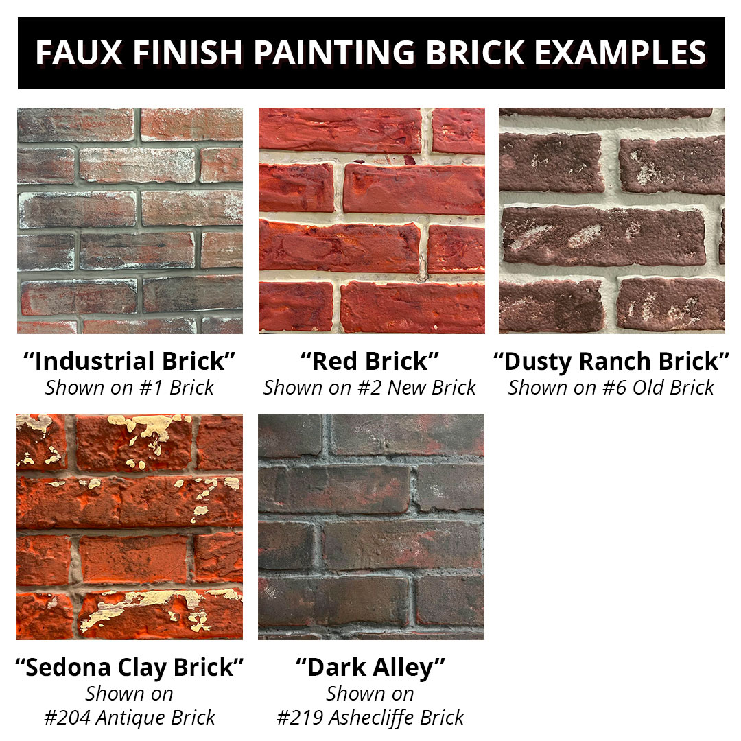 Faux Painting Examples: Brick